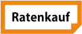 Ratenkauf Logo orangener Rand